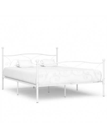 Giroletto con Doghe Bianco in Metallo 200x200 cm