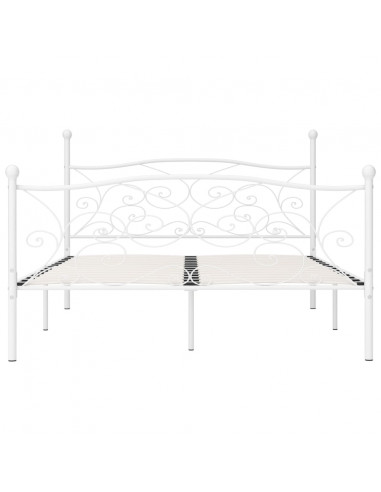 Giroletto con Doghe Bianco in Metallo 200x200 cm