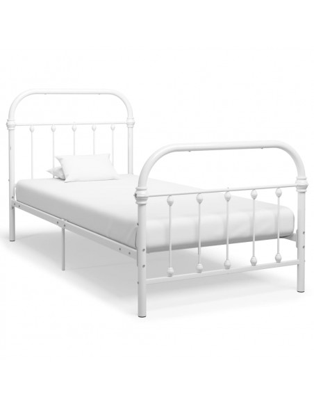 Giroletto Bianco in Metallo 90x200 cm