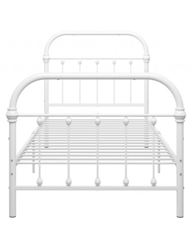 Giroletto Bianco in Metallo 90x200 cm