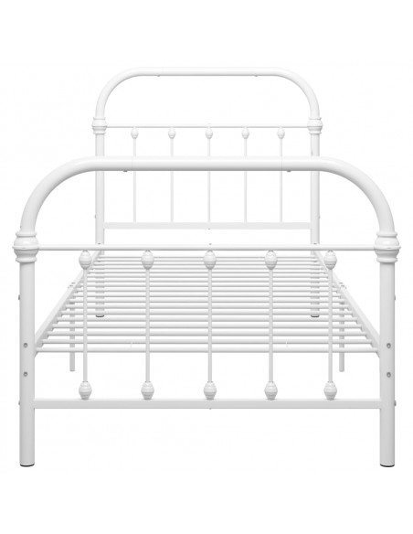 Giroletto Bianco in Metallo 90x200 cm