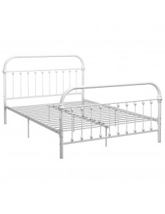 Giroletto Bianco in Metallo 160x200 cm 2