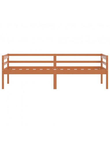 Giroletto Marrone Miele in Legno Massello di Pino 90x200 cm