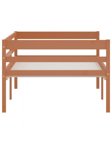 Giroletto Marrone Miele in Legno Massello di Pino 90x200 cm