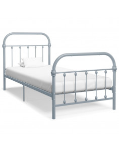 Giroletto Grigio in Metallo 90x200 cm 2