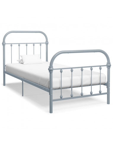 Giroletto Grigio in Metallo 90x200 cm