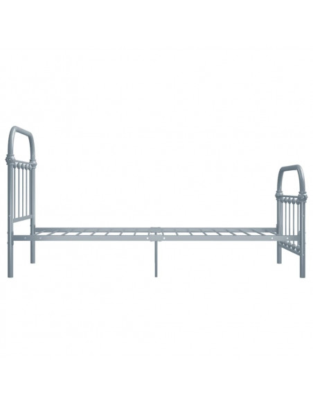 Giroletto Grigio in Metallo 90x200 cm
