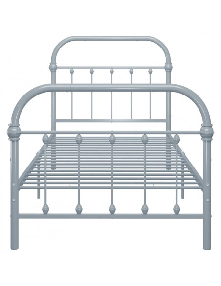 Giroletto Grigio in Metallo 90x200 cm