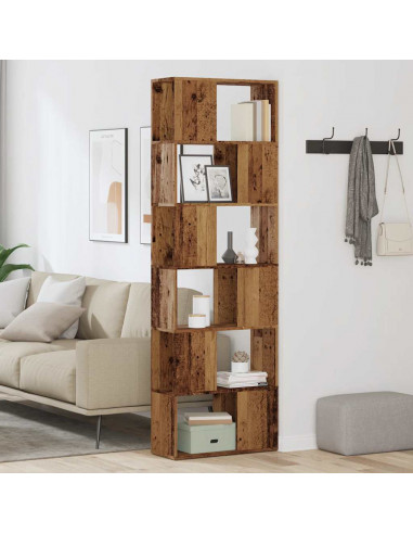 Libreria/Divisorio Stanza Legno Antico 60x24x186 cm