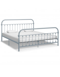 Giroletto Grigio in Metallo 180x200 cm 2