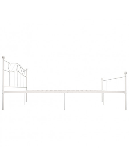 Giroletto Bianco in Metallo 180x200 cm
