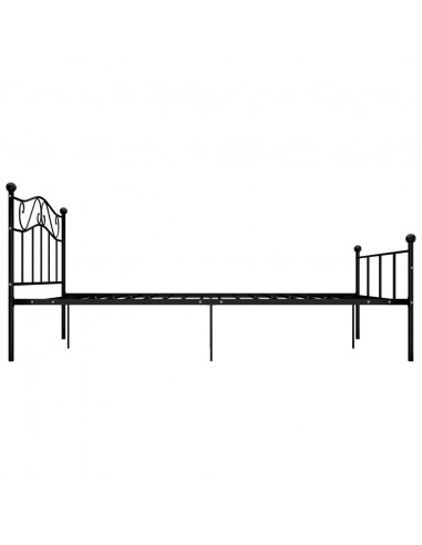 Giroletto Nero in Metallo 140x200 cm