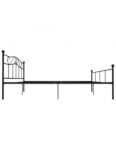 Giroletto Nero in Metallo 180x200 cm