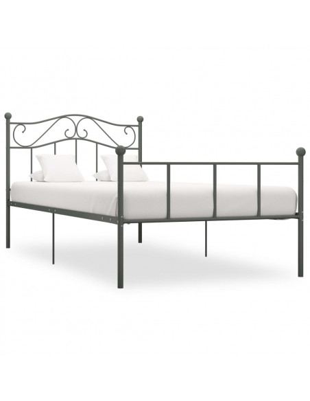 Giroletto Grigio in Metallo 90x200 cm