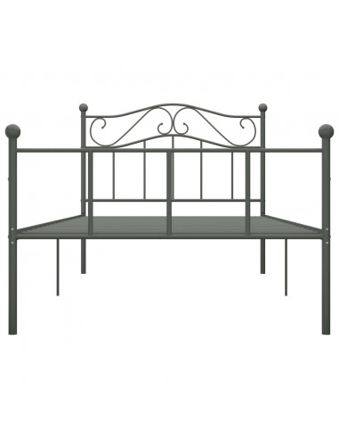 Giroletto Grigio in Metallo 90x200 cm