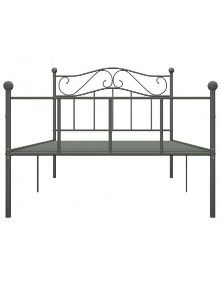 Giroletto Grigio in Metallo 90x200 cm
