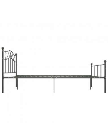 Giroletto Grigio in Metallo 160x200 cm