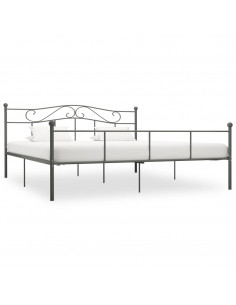 Giroletto Grigio in Metallo 180x200 cm 2