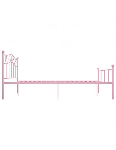 Giroletto Rosa in Metallo 160x200 cm