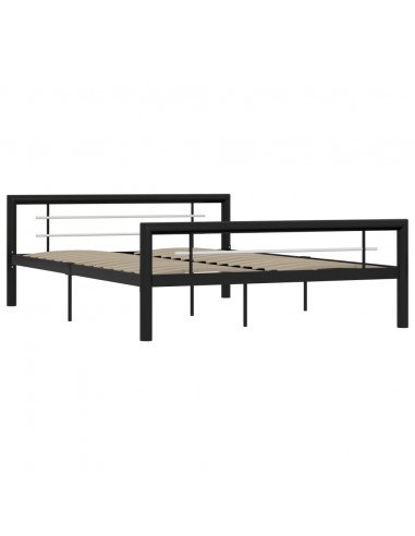 Giroletto Nero e Bianco in Metallo 160x200 cm