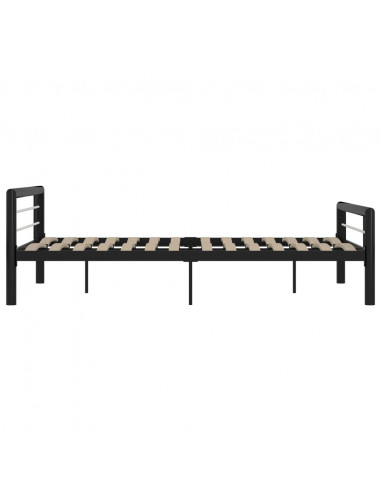 Giroletto Nero e Bianco in Metallo 160x200 cm