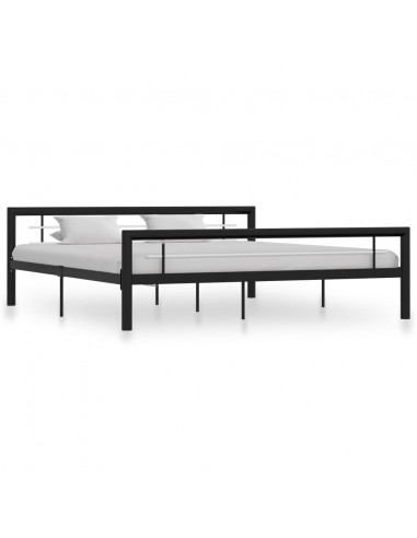 Giroletto Nero e Bianco in Metallo 180x200 cm