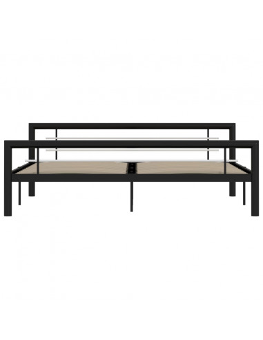 Giroletto Nero e Bianco in Metallo 180x200 cm