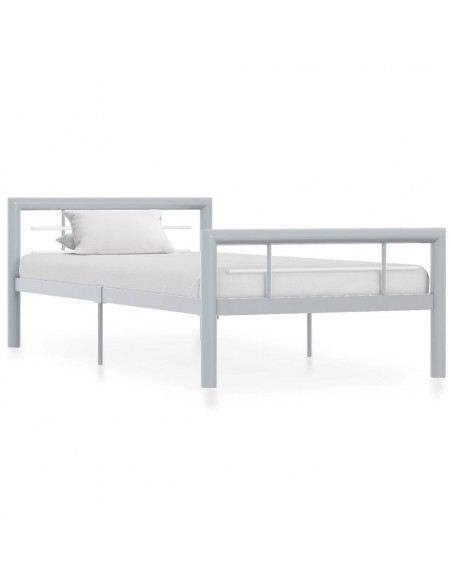 Giroletto Grigio e Bianco in Metallo 100x200 cm