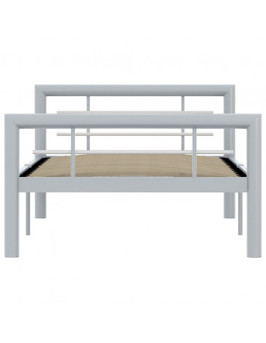 Giroletto Grigio e Bianco in Metallo 100x200 cm