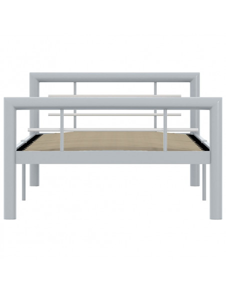 Giroletto Grigio e Bianco in Metallo 100x200 cm