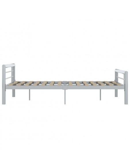 Giroletto Grigio e Bianco in Metallo 160x200 cm