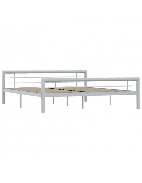 Giroletto Grigio e Bianco in Metallo 180x200 cm