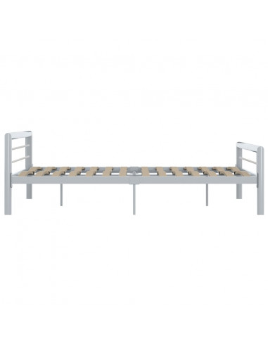 Giroletto Grigio e Bianco in Metallo 180x200 cm