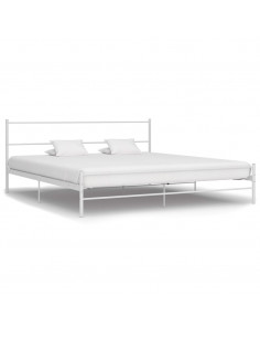 Giroletto Bianco in Metallo 160x200 cm 2