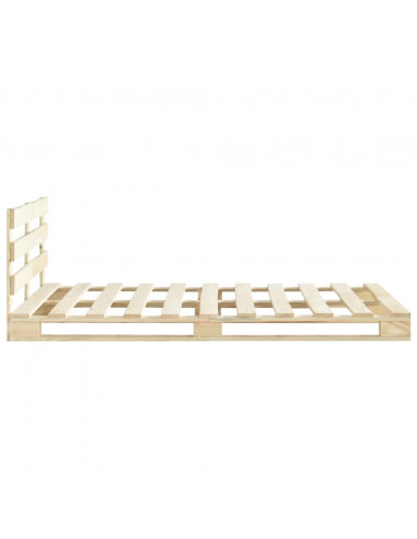 Giroletto in Pallet di Legno Massello di Pino 160x200 cm