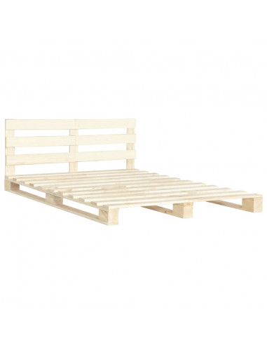 Giroletto in Pallet di Legno Massello di Pino 200x200 cm