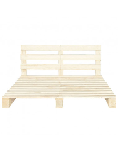 Giroletto in Pallet di Legno Massello di Pino 200x200 cm