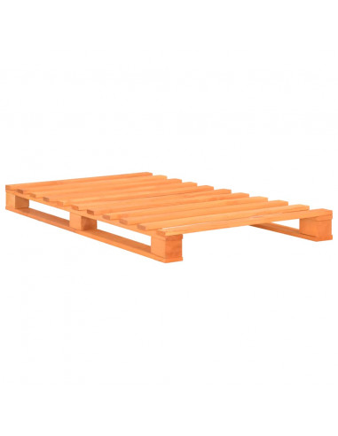 Giroletto in Pallet Marrone Legno Massello di Pino 90x200 cm