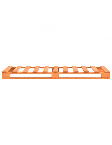 Giroletto in Pallet Marrone Legno Massello di Pino 90x200 cm