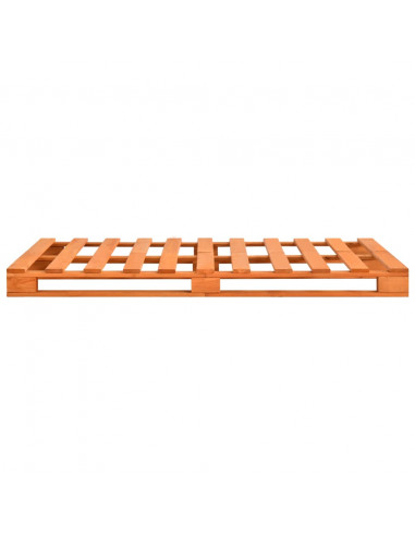 Giroletto in Pallet Marrone Legno Massello di Pino 120x200 cm