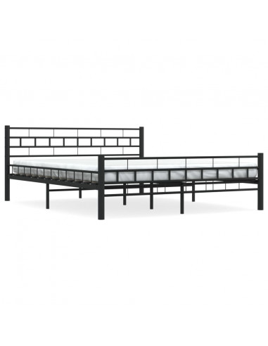 Giroletto Nero in Acciaio 160x200 cm