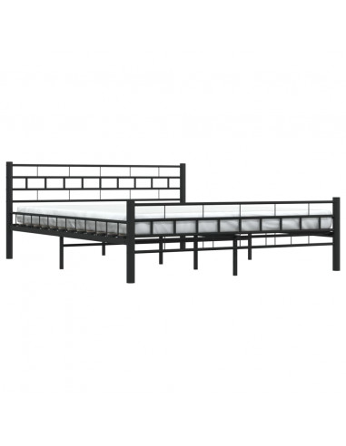 Giroletto Nero in Acciaio 160x200 cm