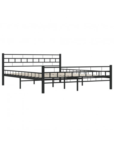 Giroletto Nero in Acciaio 160x200 cm