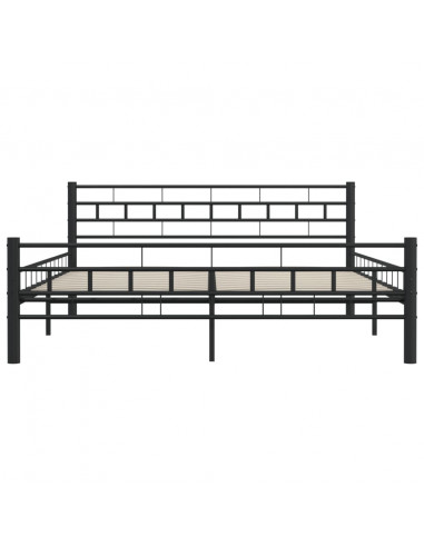 Giroletto Nero in Acciaio 160x200 cm