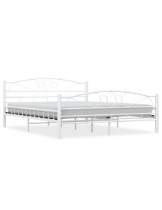 Giroletto Bianco in Metallo 160x200 cm 2