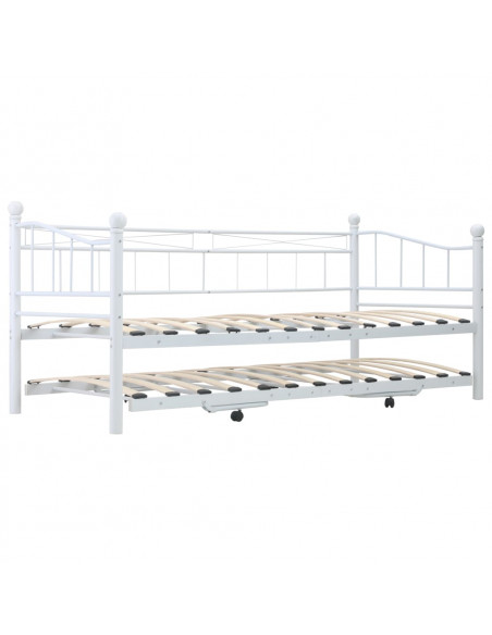 Giroletto Bianco in Acciaio 180x200/90x200 cm