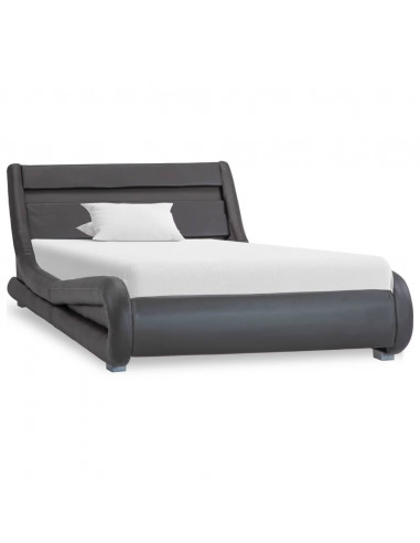 Giroletto con LED Grigio in Similpelle 100x200 cm