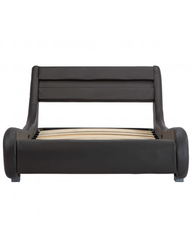 Giroletto con LED Grigio in Similpelle 100x200 cm