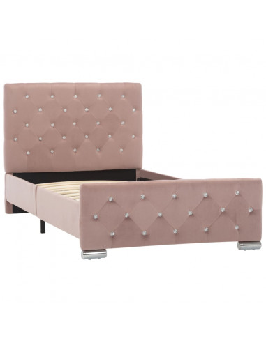 Giroletto Rosa in Velluto 90x200 cm