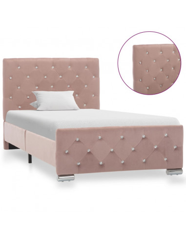 Giroletto Rosa in Velluto 90x200 cm